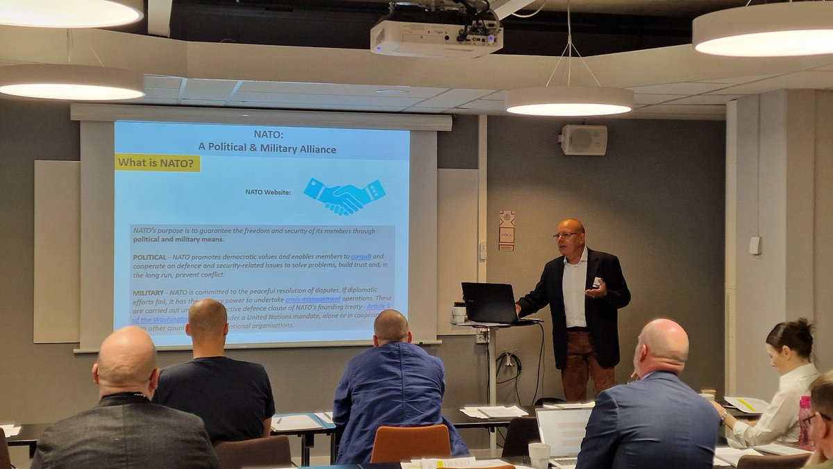DSA_defstand's tweet photo. @DSA_defstand has proudly launched its #NATO #Standardization #Training #Course, delivered under contract with the Swedish Defence Materiel Administration, in support of the Swedish #MoD.
#bewisestandardize #WeAreNATO #DSA #NATOstandards #Sweden #FMV #DefenceTraining https://t.co/9JmD4ecjOO