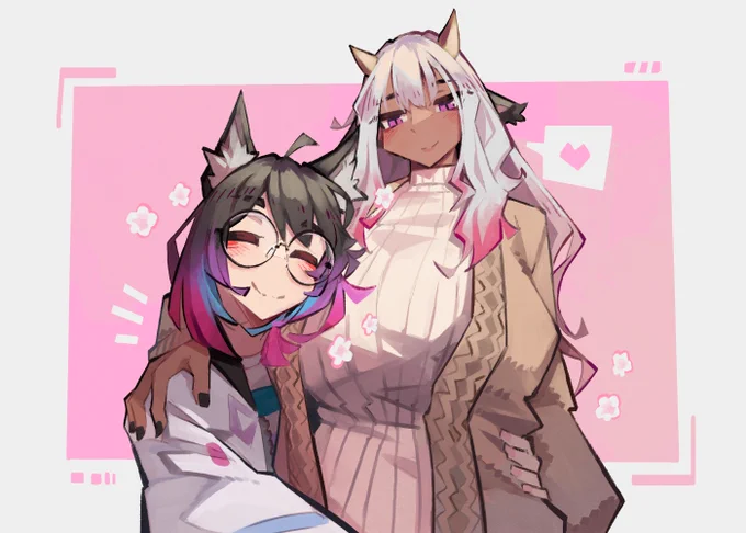 Commission for Ubuyo on Bsky! They are so cute~ 