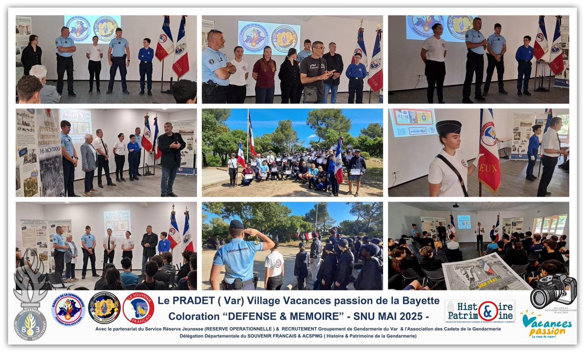 🔵 SNU – Coloration Défense et Mémoire : dans le Var, des jeunes de la région SUD ont vécu une immersion forte grâce à des partenaires engagés et des visites marquantes (musée de la Marine, Mémorial du Faron). Merci à tous pour votre mobilisation ! #SNU2025