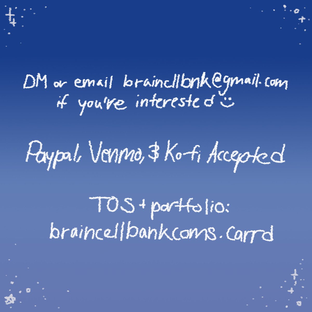 BraincellBank_'s tweet photo. Finally updated my commission sheet :) please DM or email if ur interested !

🔗 https://t.co/YOSbCyO9HL
🔗 https://t.co/6Ch8kVRUGR 
💌 braincllbnk@gmail.com https://t.co/VaU30tuH1a