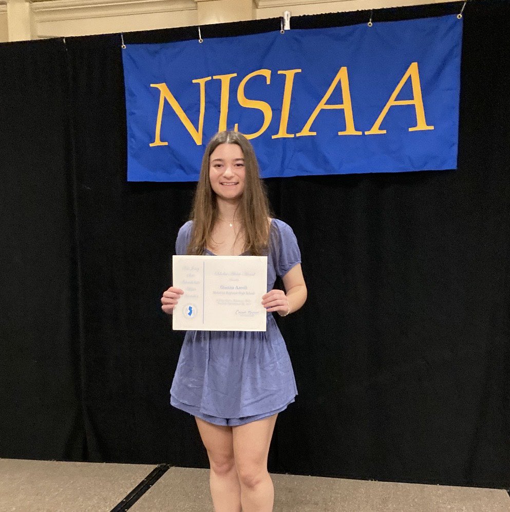 Congratulations to Gianna Ascoli for being honored at the <a href="/NJSIAA/">NJSIAA</a> Scholar Athlete Luncheon yesterday! Way to represent Matawan with pride! She is a true standout in the classroom and on the field.