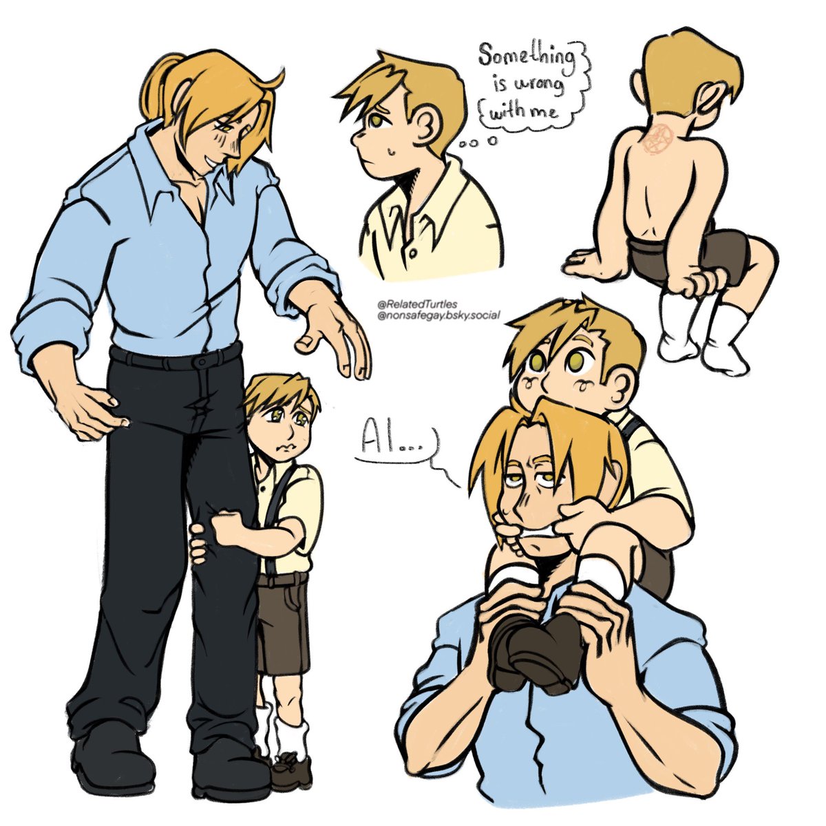 RelatedLollisho's tweet photo. Al is such a cute thing oughhhhhh I need him taking his big bro’s cock NOW !!!!!!! #elricest #edal https://t.co/n4xaekd6tz