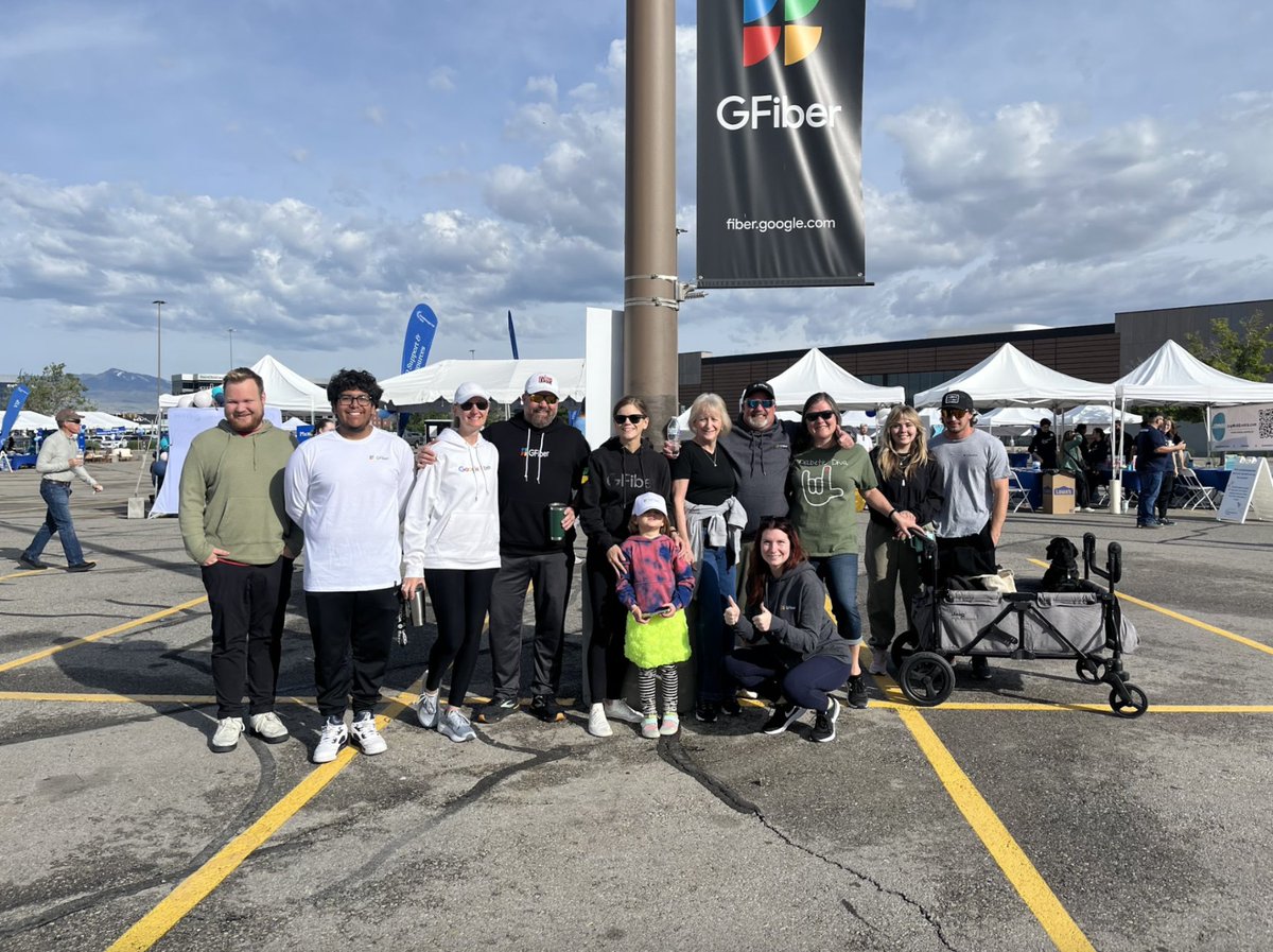 googlefiber's tweet image. The #SaltLake GFiber team was proud to support the @BreakthroughT1D Walk in Sandy, #Utah. We're honored to be part of a community committed to making a difference for those impacted by type 1 diabetes. 👏