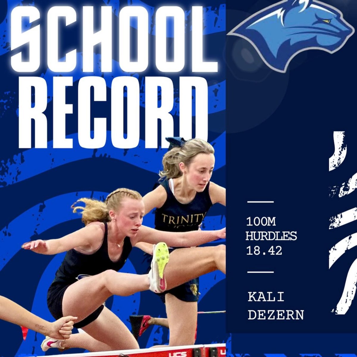 Congratulations to Kali Dezern on breaking the School Record in the 100m  Hurdles with a time of 18.42! #Calvarydayschoolnc #calvarydayschoolncathletics #CDSNCTRACK&amp;FIELD #CDSNCSCHOOLRECORD