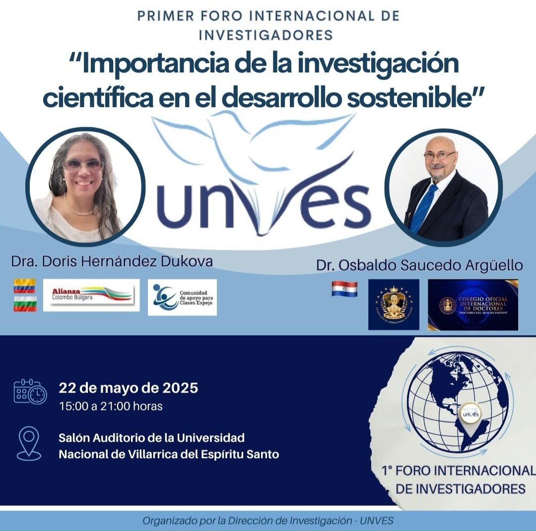 cesar020's tweet photo. VILLARRICA. Otros expositores serán los investigadores de la UNVES. Presentarán sus trabajos de investigación. https://t.co/dMNFoK42Oq