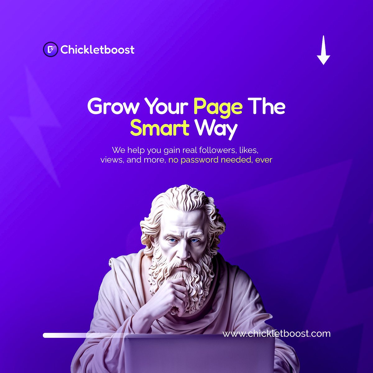 chickletboost's tweet photo. Don’t just post. Dominate. Grow your page with real results.
.
.
.
Visit our website Today 👇 
.
.
.
Link in bio
.
.
#chickletboost 
#growwithchickletboost 
#SocialMediaMarketing 
#growwithchickletboost https://t.co/4GabD5jj0a
