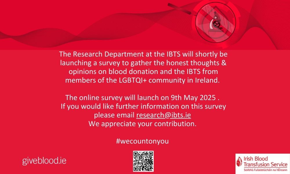 Gay Community News (@gcnmag) on Twitter photo A number of changes have occurred in the last few years regarding blood donor eligibility. The IBTS (<a href="/Giveblood_ie/">Giveblood</a>) would like to know if these changes have impacted your attitude towards blood donation or your eligibility to donate. Take the survey now 👉 r1.dotdigital-pages.com/p/7LBG-5OU/lgb… A number of changes have occurred in the last few years regarding blood donor eligibility. The IBTS (<a href="/Giveblood_ie/">Giveblood</a>) would like to know if these changes have impacted your attitude towards blood donation or your eligibility to donate. Take the survey now 👉 r1.dotdigital-pages.com/p/7LBG-5OU/lgb…