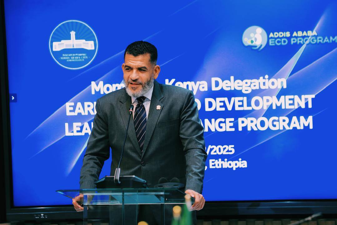 ecdprogramme's tweet photo. Today, we have welcomed the Governor of Mombasa County, Kenya, H.E. Abdulswamad Sheriff Nassir, and his delegation to Addis Ababa.
We have begun the visit by presenting the achievements of our Early Childhood Program #ecdprogramme #AddisAbaba https://t.co/9HRutJAOl4