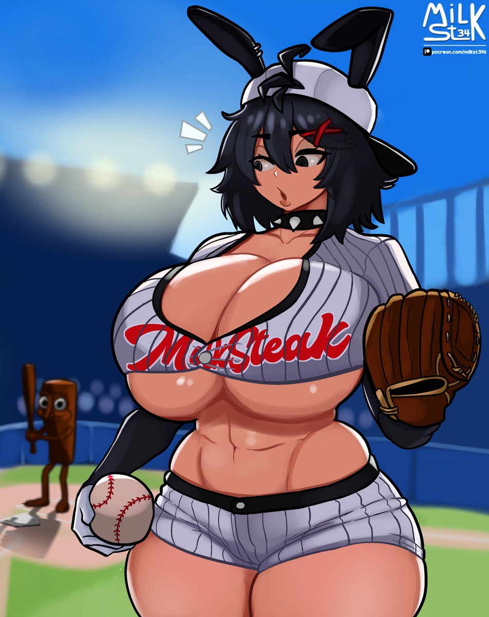 MilkSt34k's tweet photo. Take me out to the ball game, take me out to the crowds~ ⚾️ https://t.co/5sqLasLiTS