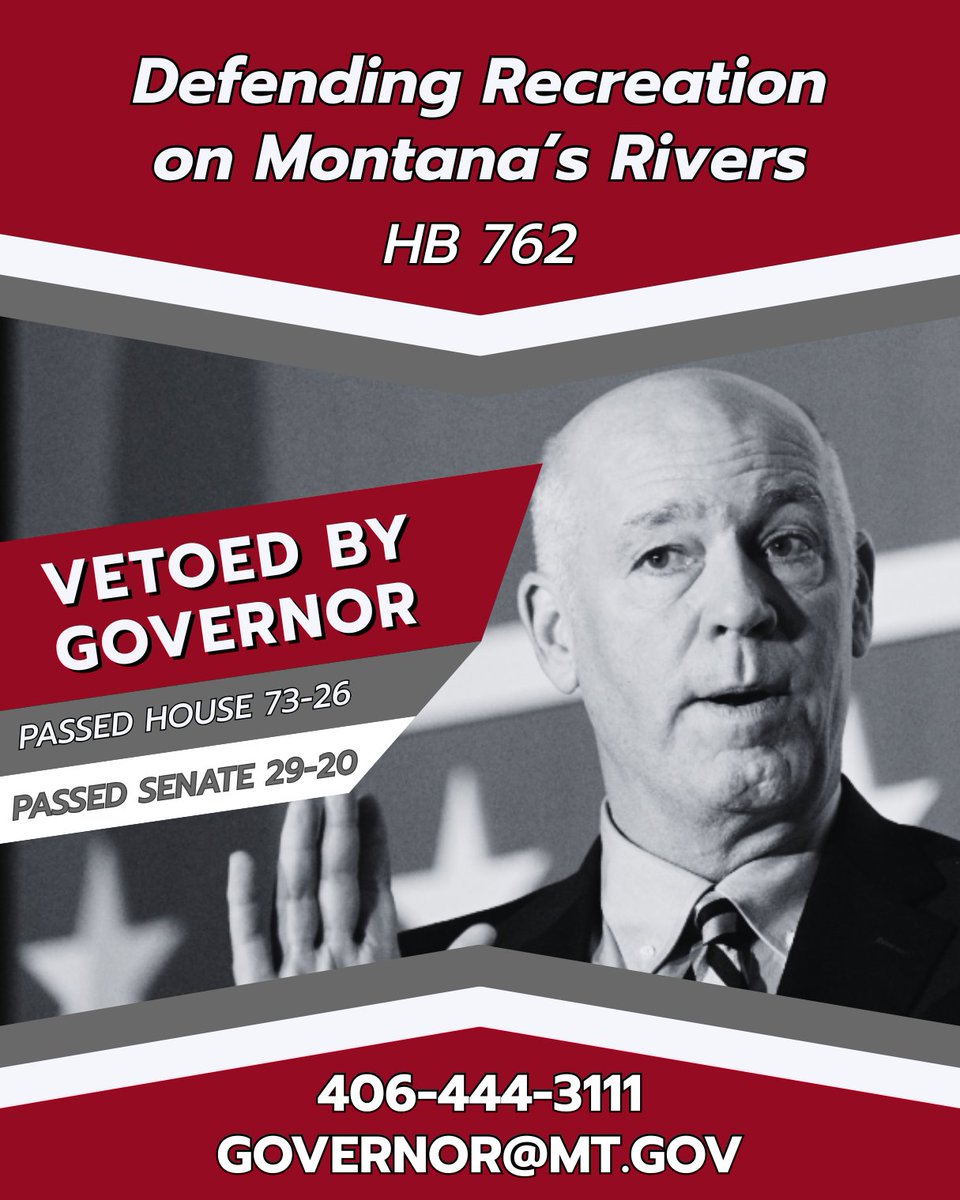 MTHouseDems's tweet photo. Gianforte wants to hide from the law, leave our first responders hanging out to dry, and make life harder and more expensive for working Montanans. Call or email him to hold him accountable for his harmful vetoes! https://t.co/YzCxDchEwF