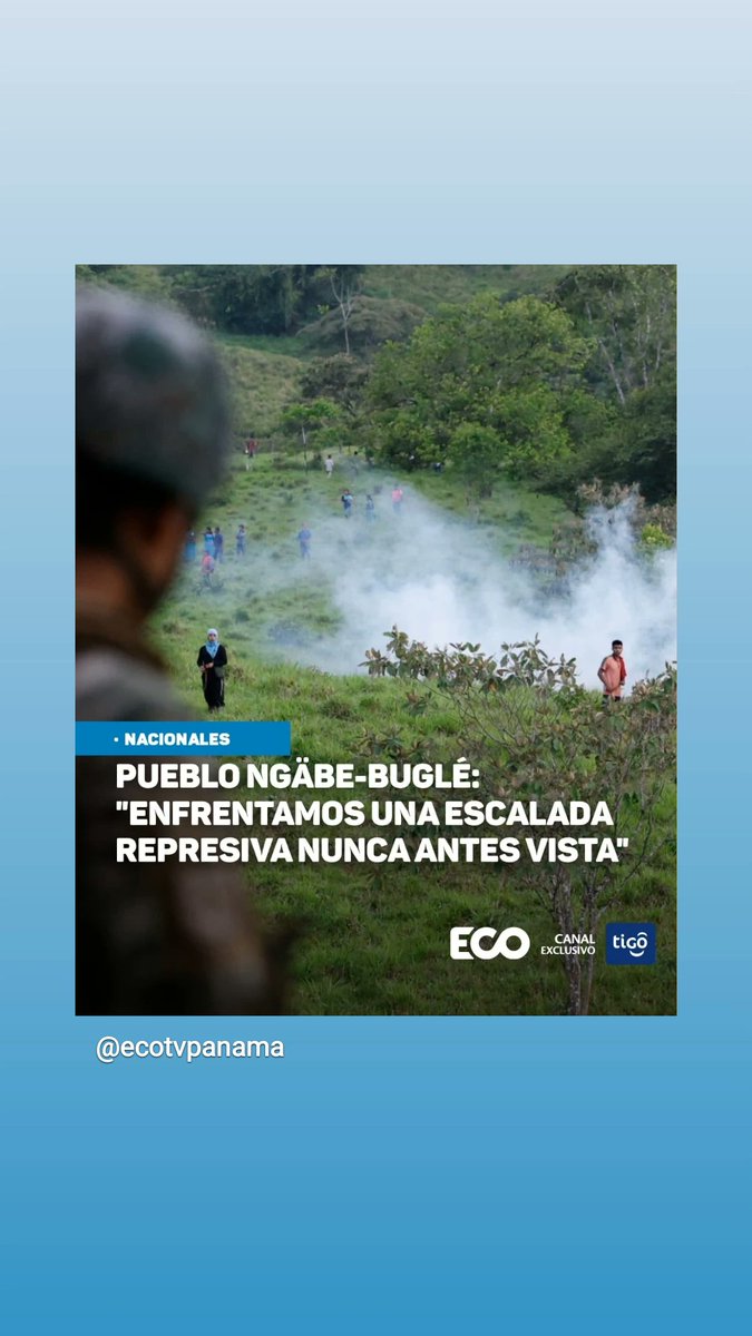 IvanMon07722658's tweet photo. La Comarca enfrenta con dignidad y valentía la despiadada y criminal represión de Mulino https://t.co/KAREWg4SvP