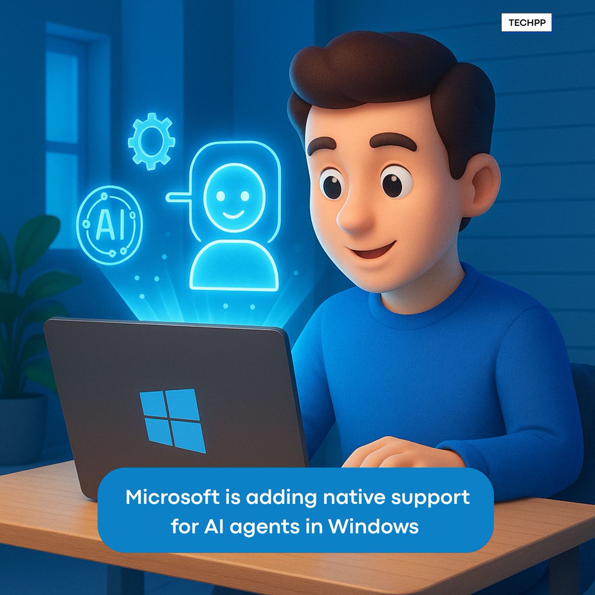 techpp's tweet image. Microsoft is adding native support for AI agents in Windows 

#MicrosoftBuild #WindowsAI #MCP #AIagents #Windows11