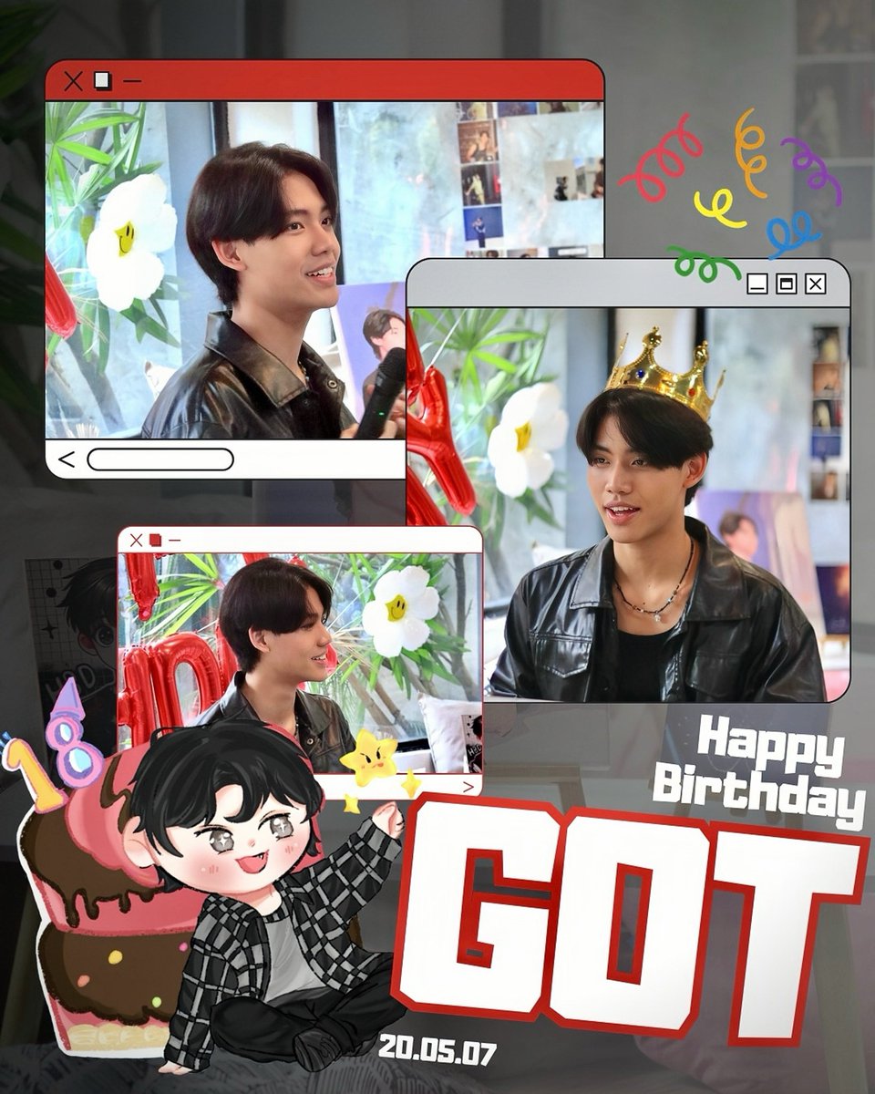 SAYWEGOTCHA_TH's tweet photo. Happy birthday @gotchinatt ❤️🦖
ขอให้เป็นปีที่เต็มไปด้วยความสุข ความรัก และรอยยิ้ม อยู่เป็นความภูมิใจของชาวกิมมี่แบบนี้ไปนานๆเลยนะ
#18thGOTbirthday
#gotchinat https://t.co/1WDEdjdMu4