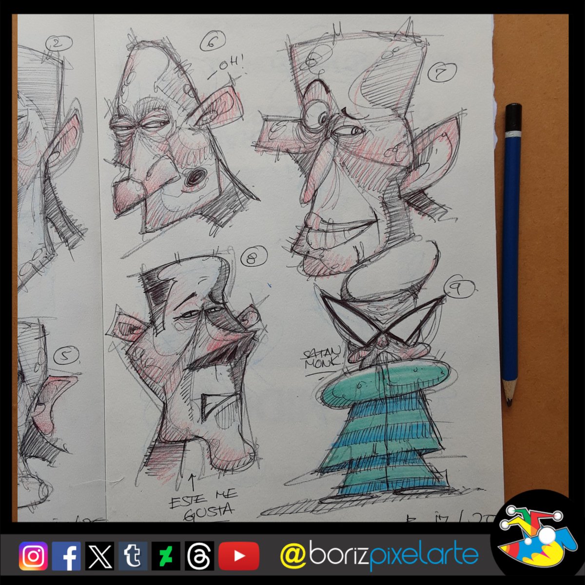 borizpixelarte's tweet image. Sketchbook 2112 #art #artist #markers #illustration #artwork #happy #sketch #beautiful #love #cartoon #drawing #dream #design #comics #digitalart #characterdesign #illustrator #instaart #painting #watercolor #creative #ink #dark #crazy #fun #work #cool #comicartist #wip