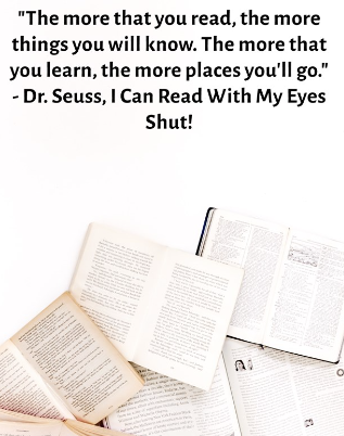 Den1c3k's tweet photo. "The more that you read, the more things you will know. The more that you learn, the more places you'll go." - Dr. Seuss, I Can Read With My Eyes Shut!  #knihy https://t.co/SKszpe1wKr