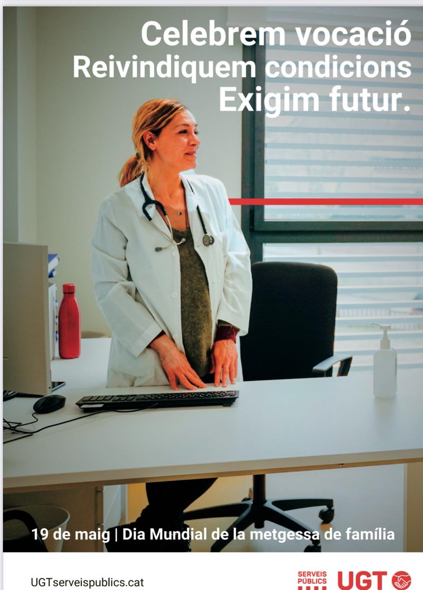 🧑🏼‍⚕️👨🏽‍⚕️Dia de la metgessa i del metge de la medicina de família i comunitària
👉🏼Lluitant pel seu reconeixement i unes millors condicions laborals