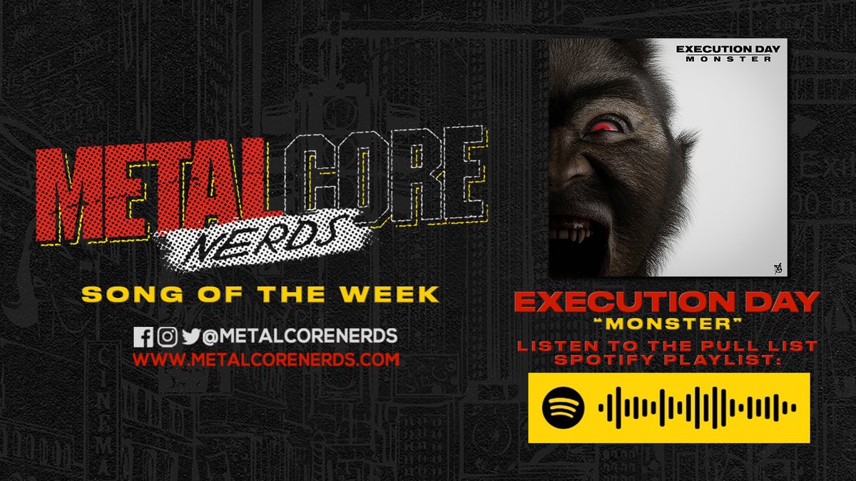 MetalcoreNerds's tweet image. Song of the Week: @execution_day "Monster"

Check out the Metalcore Nerds Pull List Spotify Playlist: spoti.fi/3zjYw8p