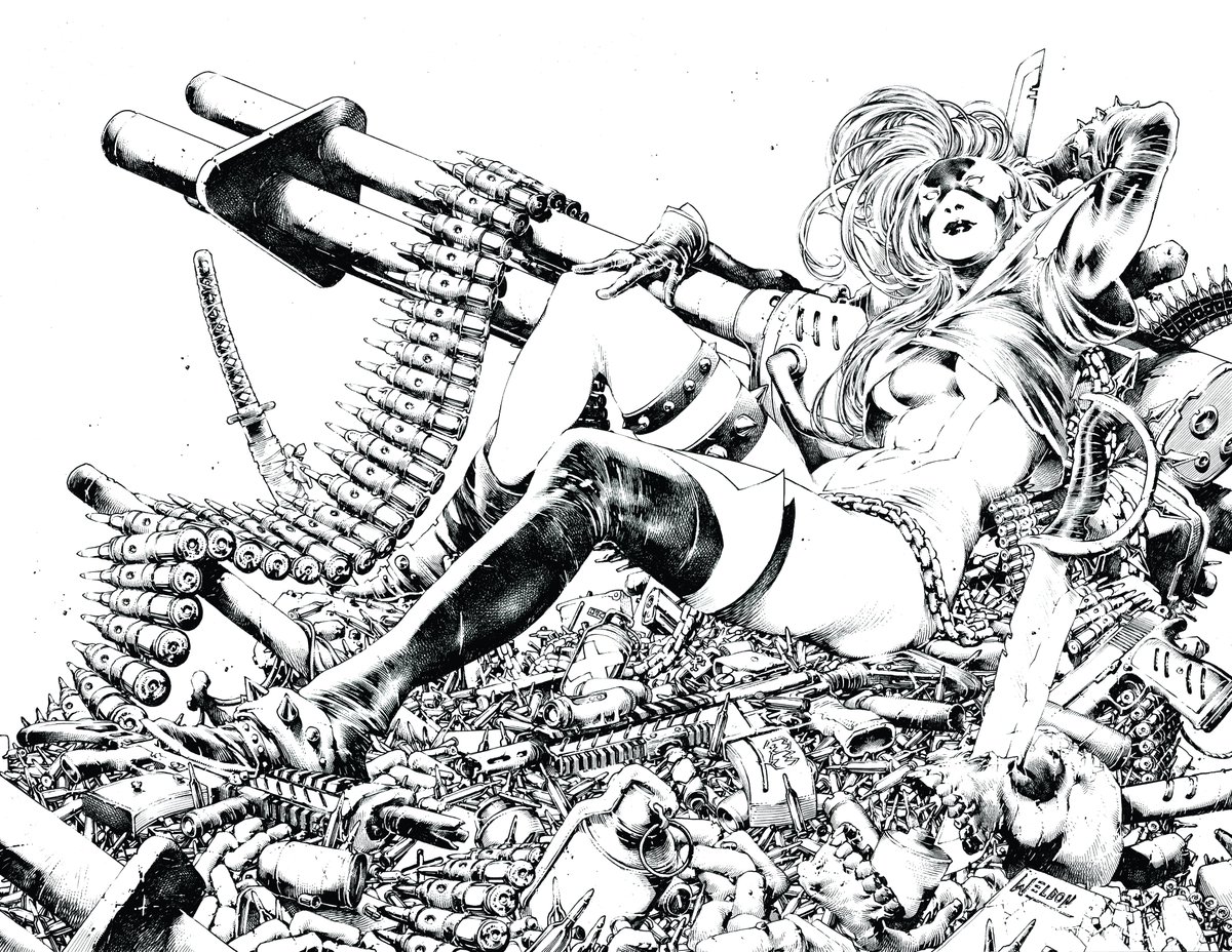 I don't think I Ever Shared the Hi-Res Inks on my Entry to the SPAWN Art Contest Last Year :D #DRAWING #COMIC #ART