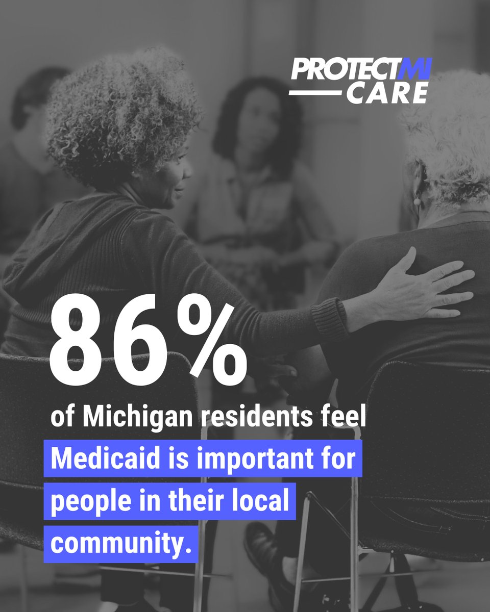 As Congress weighs major Medicaid cuts, new statewide polling shows overwhelming support from Michigan residents for protecting or increasing funding. 

Send a letter to Congress and urge them to #ProtectMICare: protectmicare.org/take-action/