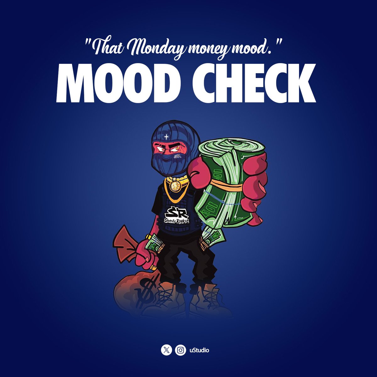urbanEra00's tweet photo. That Monday money mood.
New week. New energy. Same ambition.
Mood check: Focused. Fueled. Unapologetic.
#WeekVibeVol2 kicks off now let’s vibe and rise.
#MoodCheck #MondayMindset #VibeNRise #FocusedEnergy #CreativeHustle #VisualVibes #6PMDrop #uStudioVibes #StreetRic https://t.co/Bkx3dSqE0W