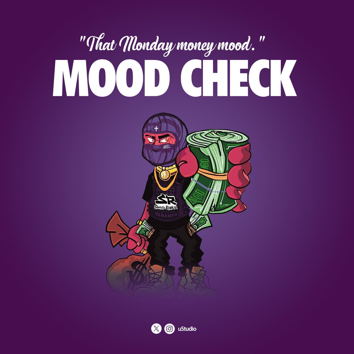 urbanEra00's tweet photo. That Monday money mood.
New week. New energy. Same ambition.
Mood check: Focused. Fueled. Unapologetic.
#WeekVibeVol2 kicks off now let’s vibe and rise.
#MoodCheck #MondayMindset #VibeNRise #FocusedEnergy #CreativeHustle #VisualVibes #6PMDrop #uStudioVibes #StreetRic https://t.co/Bkx3dSqE0W