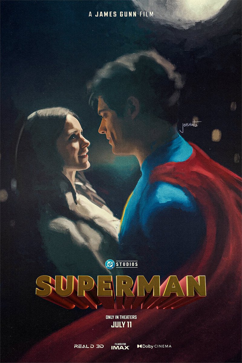 Jobhutz (@jobhutz) on Twitter photo New fan poster for <a href="/JamesGunn/">James Gunn</a> <a href="/Superman/">Superman</a> featuring #RachelBrosnahan as #LoisLane and <a href="/corenswet/">David Corenswet</a> as #Superman
I've been experimenting with titles lately!
#DCU #DCStudios #DC New fan poster for <a href="/JamesGunn/">James Gunn</a> <a href="/Superman/">Superman</a> featuring #RachelBrosnahan as #LoisLane and <a href="/corenswet/">David Corenswet</a> as #Superman
I've been experimenting with titles lately!
#DCU #DCStudios #DC