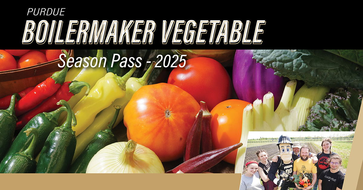 Purdue Horticulture and Landscape Architecture (@purduehortla) on Twitter photo Want locally grown vegetables this summer and fall? Join <a href="/PurdueHortLA/">Purdue Horticulture and Landscape Architecture</a>'s Student Farm CSA and get 22 weeks of fresh seasonal veggies from late June through November. Half-shares available. Learn more and sign up: purdue.ag/season-pass #PurdueAg #PurdueHortLA Want locally grown vegetables this summer and fall? Join <a href="/PurdueHortLA/">Purdue Horticulture and Landscape Architecture</a>'s Student Farm CSA and get 22 weeks of fresh seasonal veggies from late June through November. Half-shares available. Learn more and sign up: purdue.ag/season-pass #PurdueAg #PurdueHortLA