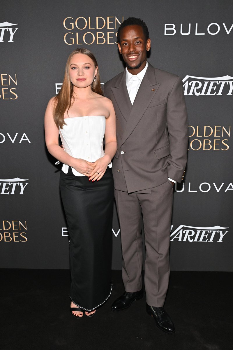 goldenglobes's tweet image. Celebrating the talented @jeremyoharris, Micheal Ward, Mia Therapleton, and @cgainsbourg at the @variety x #GoldenGlobes Cannes Breakthrough Artists Party! 🙌