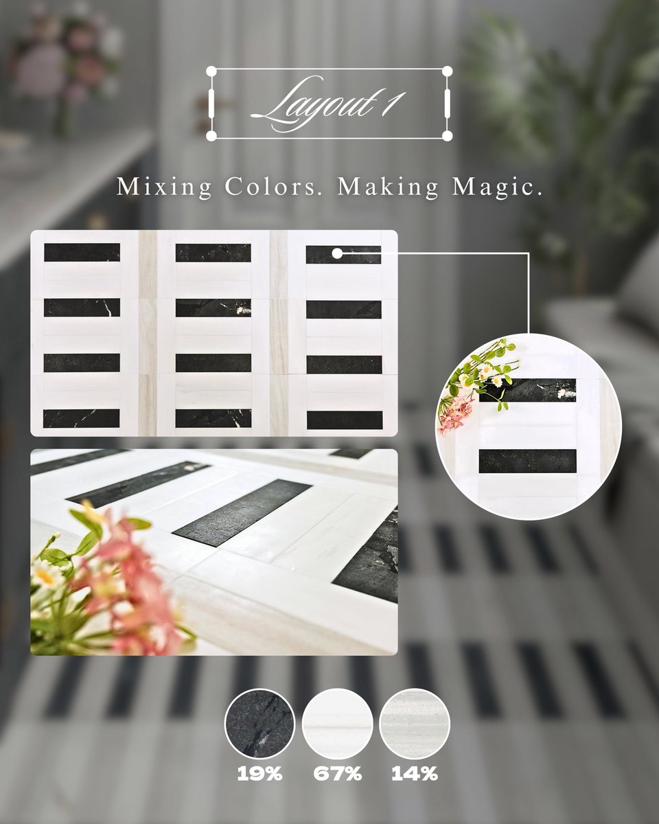 DulcetTile's tweet photo. We’re showing how simple materials can unlock standout designs. Part 2 is here, and it’s all about smart design moves 🧠✨ https://t.co/d2bE0PbeVD