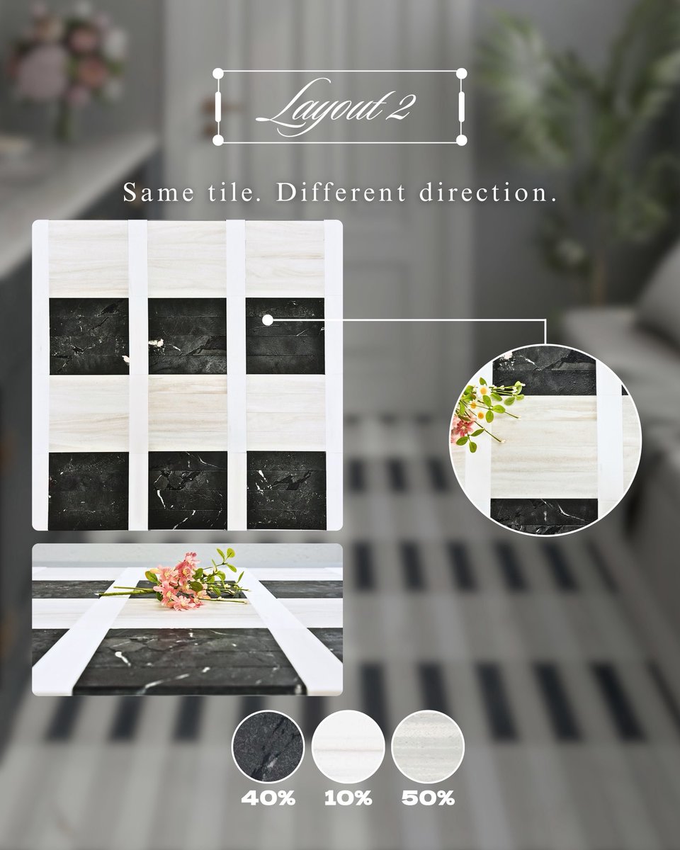 DulcetTile's tweet photo. We’re showing how simple materials can unlock standout designs. Part 2 is here, and it’s all about smart design moves 🧠✨ https://t.co/d2bE0PbeVD