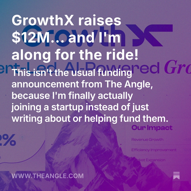 So... the news is out! Really excited to be on board <a href="/GrowthXAI/">GrowthX AI</a> during this exciting time! Let's build!!