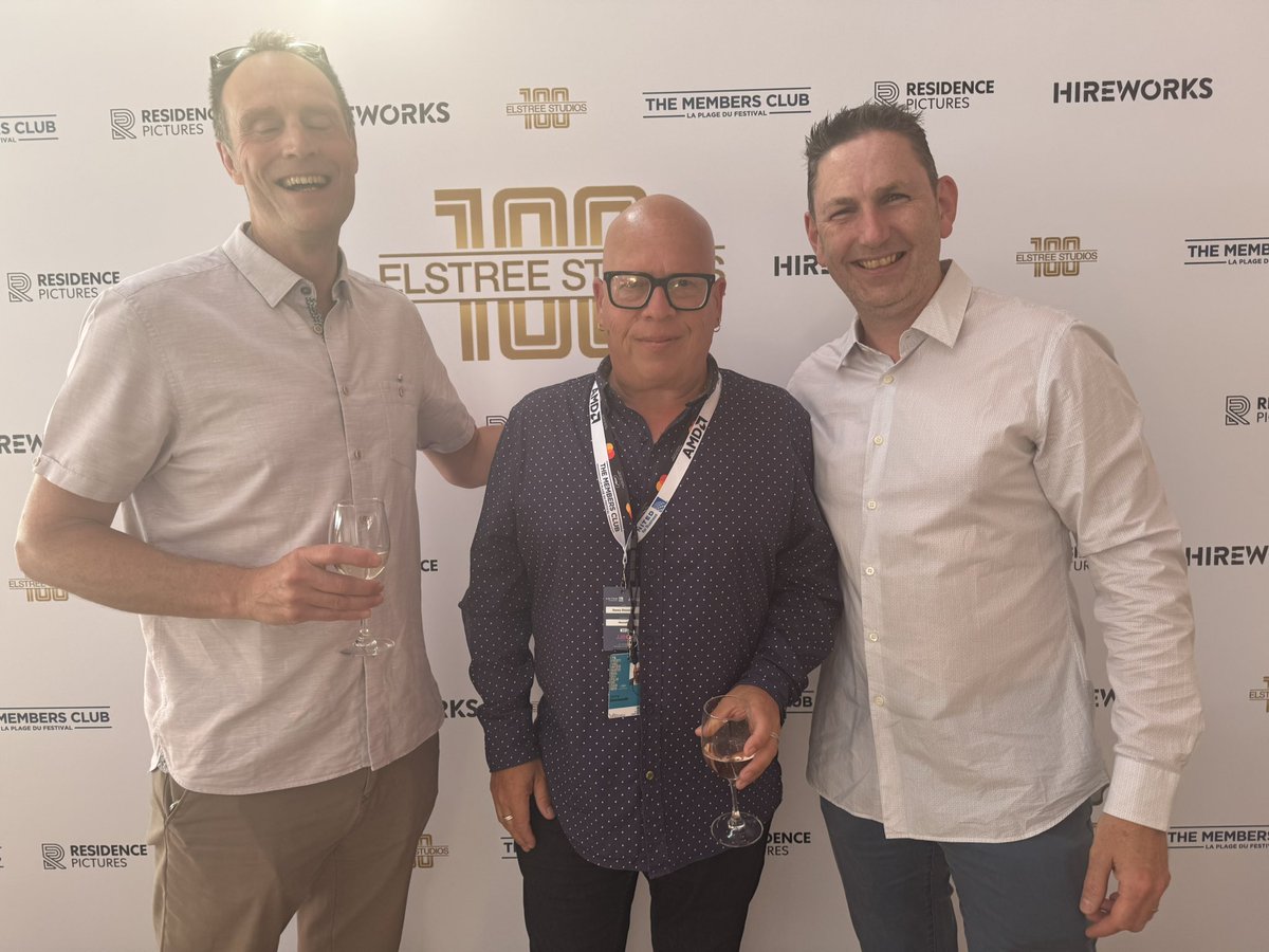 1DannySimmonds's tweet photo. Great few days in Cannes with @ElstreeStudios #Cannes2025 #CannesFilmFestival2025 https://t.co/rPQda8cqrO