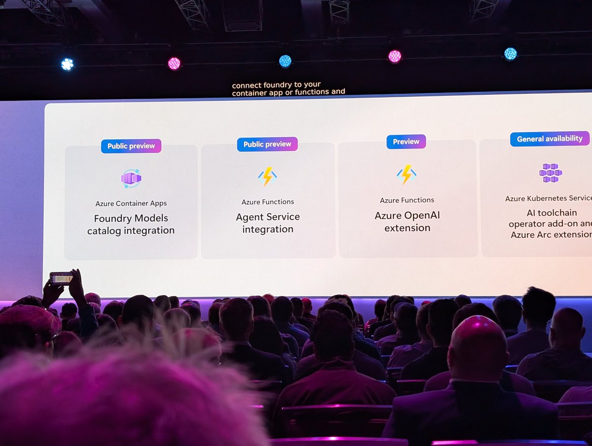 Rydrz's tweet photo. Best thing I've heard at Microsoft Build so far is how they are closing the gap between AI Foundry and Copilot Studio. Really opens this up to non developers https://t.co/S0oROYYoii