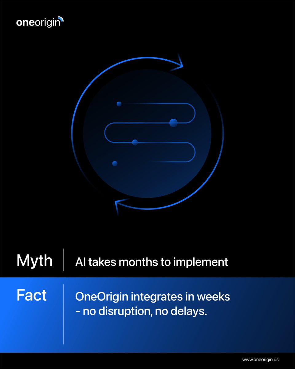 TheOneOrigin's tweet image. Think AI is out of reach? Think again. 💡
At OneOrigin, we deliver smart, flexible, human-first AI that fits your campus, not just the Ivies.
👇 Swipe through to separate the facts from the fiction.
#HigherEd #EdTech #AIinEducation #oneorigin #AIMyths #DigitalTransformation