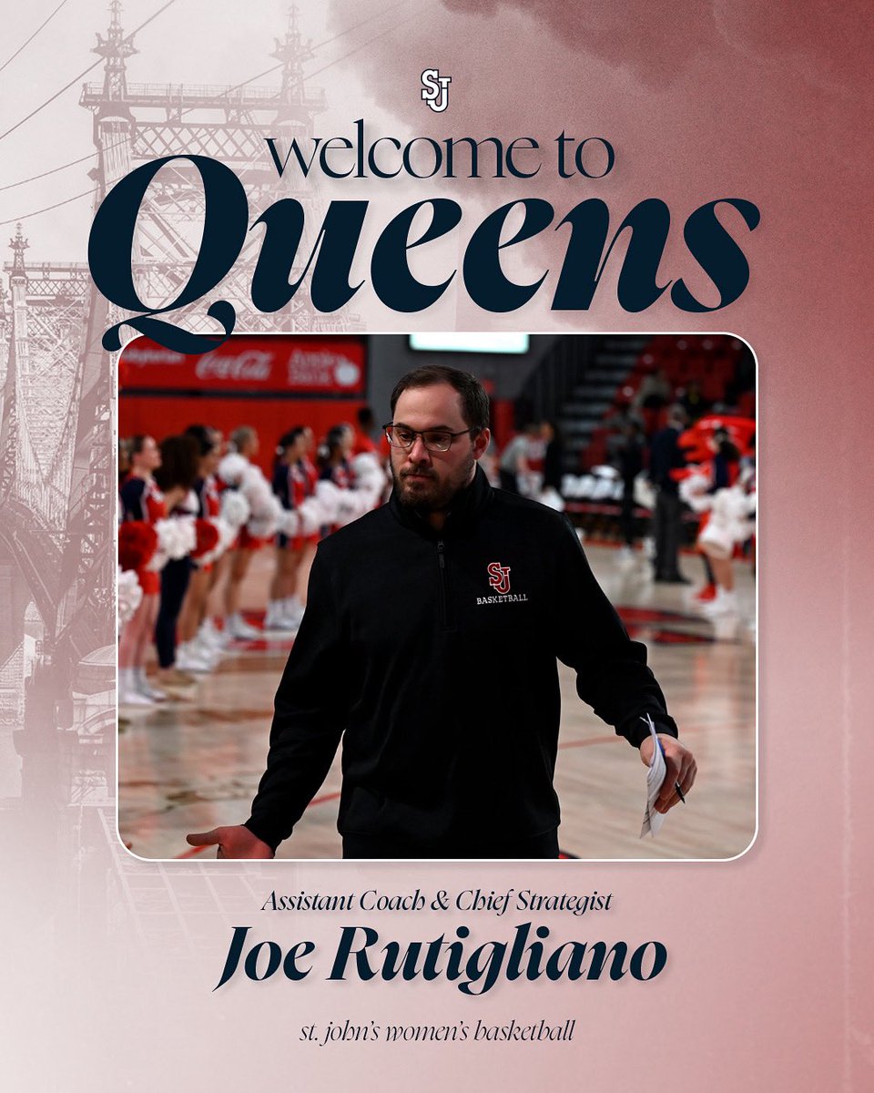 St. John's WBB (@stjohnswbb) on Twitter photo Welcome back π€ <a href="/Coach_Rutz/">Joe Rutigliano</a>
Rutigliano returns to Queens after spending three years with the Red Storm from 2021-24
ποΈ: bit.ly/4kkb8UW
#MakeEmCare | #RedStorm Welcome back π€ <a href="/Coach_Rutz/">Joe Rutigliano</a>
Rutigliano returns to Queens after spending three years with the Red Storm from 2021-24
ποΈ: bit.ly/4kkb8UW
#MakeEmCare | #RedStorm