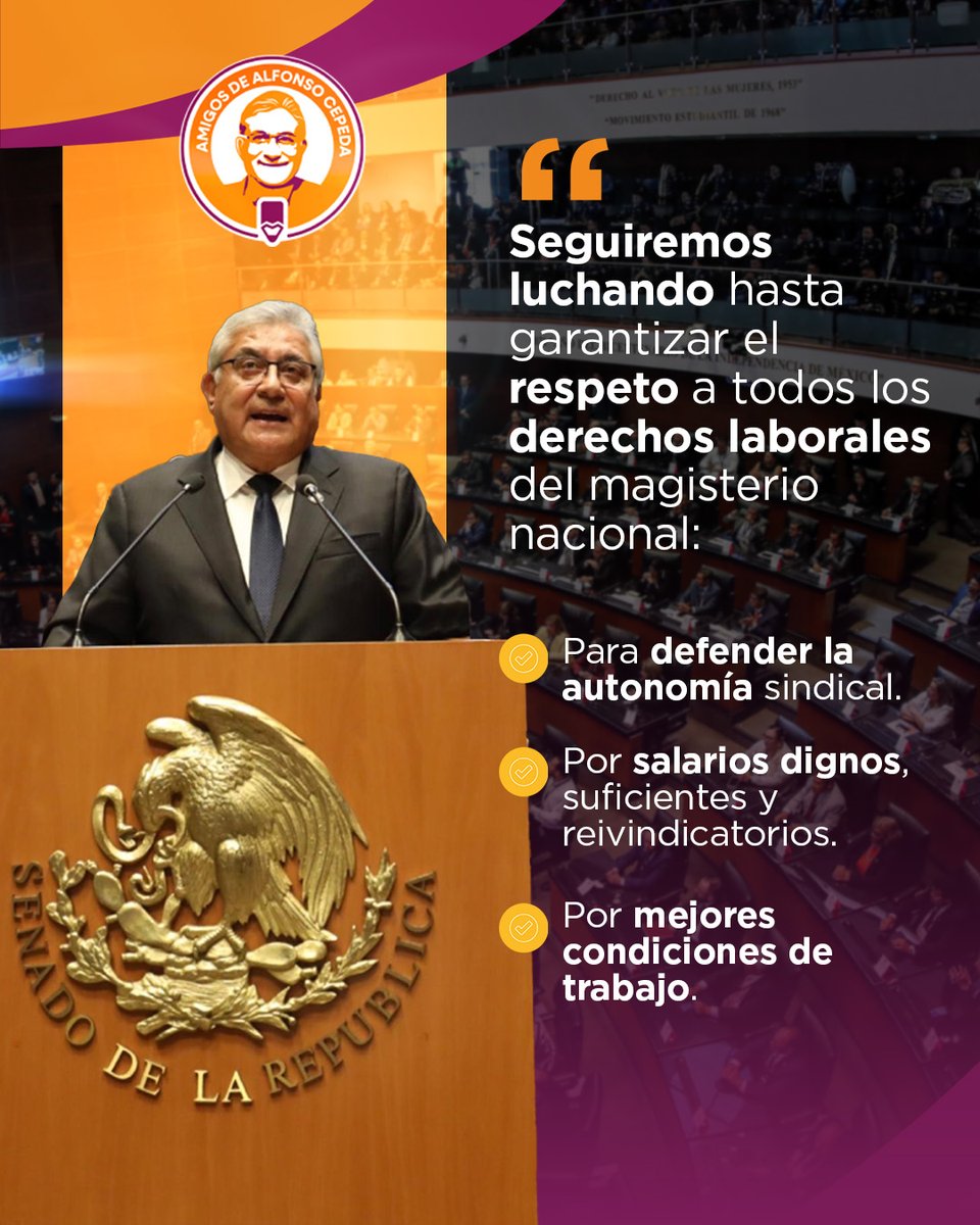 Nuestra intención siempre será dignificar la labor educativa para lograr más conquistas en favor de todas y todos los trabajadores de la educación. 🤝🏽

Uno somos todos, y todos somos uno. <a href="/SnteNacional/">SNTE Nacional</a>