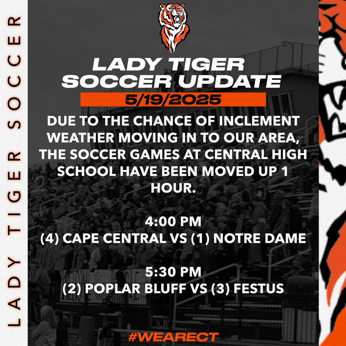 Updated Class 3 District 1 Soccer Times: