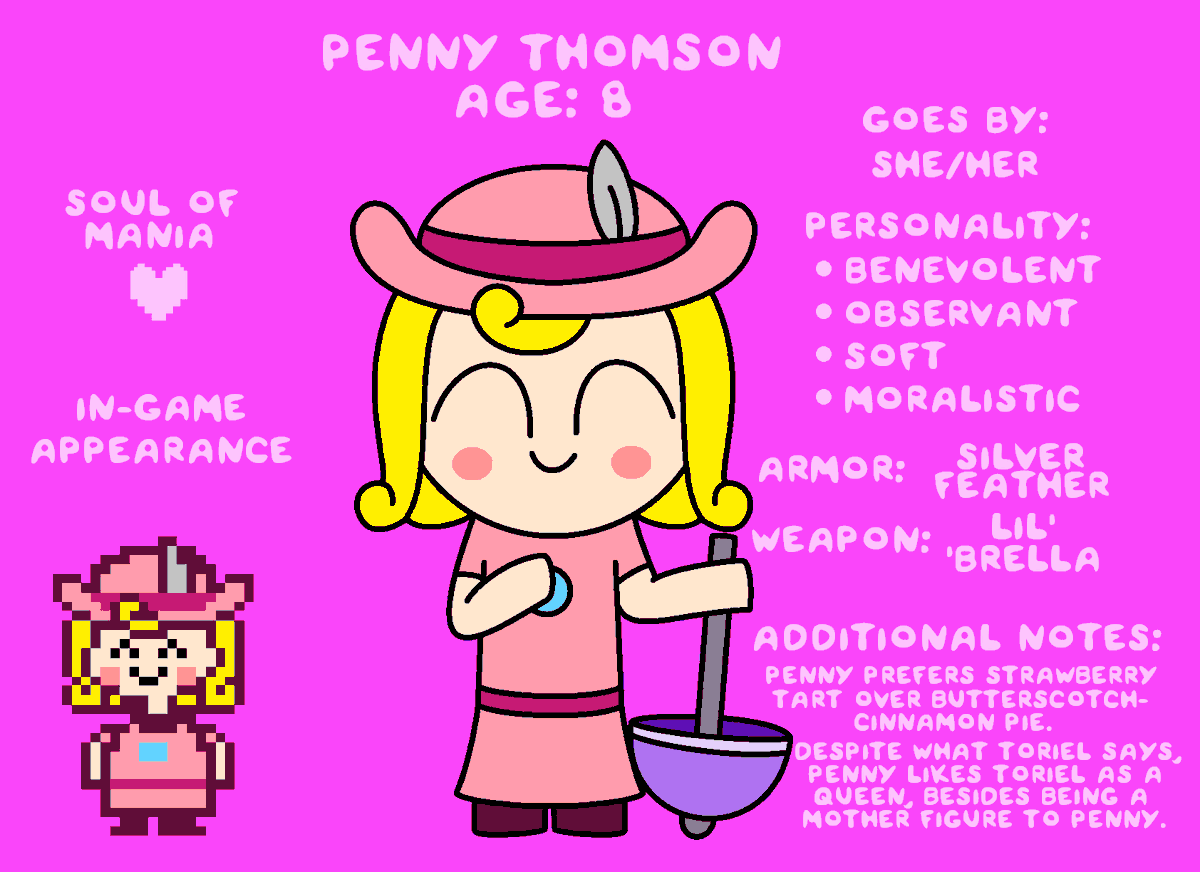 BuckleWynona's tweet photo. made a new soul character :)
her name's Penny, the very light pink soul of Mania (not to be confused with normal pink soul)
credits to @THEocelots118 for the idea https://t.co/D9dMeEF1KQ
