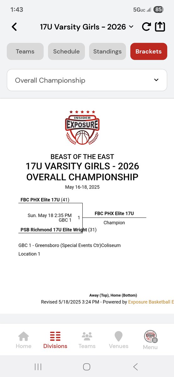 InsiderExposure (@insiderexposure) on Twitter photo Congratulations to <a href="/LadyPhoenixBas/">Lady Phoenix Basketball</a> for winning the Overall Championship at #BeastoftheEast!🏆
<a href="/DelaneyRudd4/">Delaney Rudd</a> Congratulations to <a href="/LadyPhoenixBas/">Lady Phoenix Basketball</a> for winning the Overall Championship at #BeastoftheEast!🏆
<a href="/DelaneyRudd4/">Delaney Rudd</a>