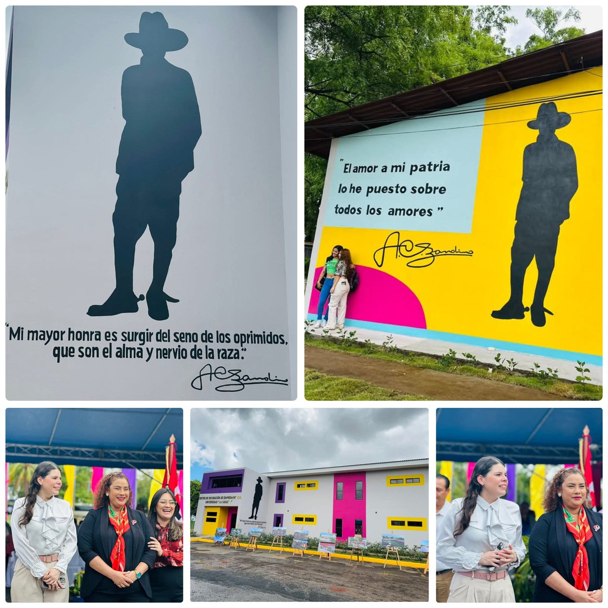 En Conmemoración al 130 aniversario del Natalicio del General Sandino se Inauguró "Universidad La Sandino” Alma Mater de una nueva generación creadora, investigadora y productiva. 
Estructurada bajo un Modelo Educativo dinámico, flexible y comunitario.
#UnidosEnVictorias
<a href="/FirmesP/">Firmes Por la Paz</a>