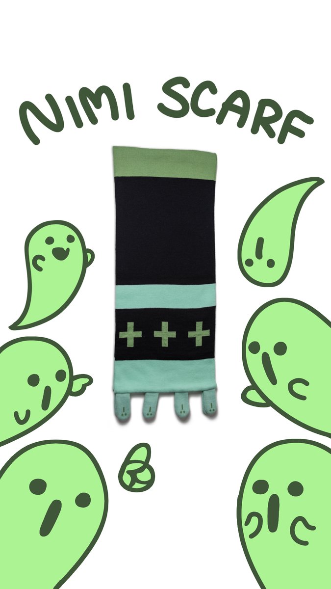 Nimi Scarf reminder? Nimi scarf reminder... 💭

Pre-orders go until June 2, and international shipping is available! ᐠ( ᐛ )ᐟ
#Nimagery