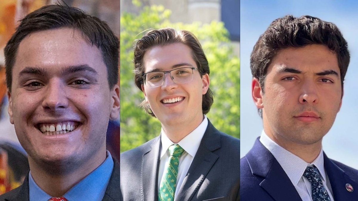 NDConStudies's tweet image. Congratulations to our three newly graduated Tocqueville Fellows -- Luca Fanucchi, Will Grannis, and Christian Yerelekian. Read their reflections on their time with the center and their plans for the future.
constudies.nd.edu/events-news/ne…