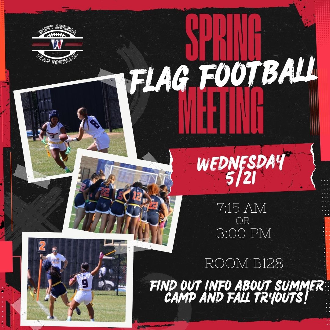 Come stop by this Wednesday in B128 to touch base about the upcoming Flag Football season!