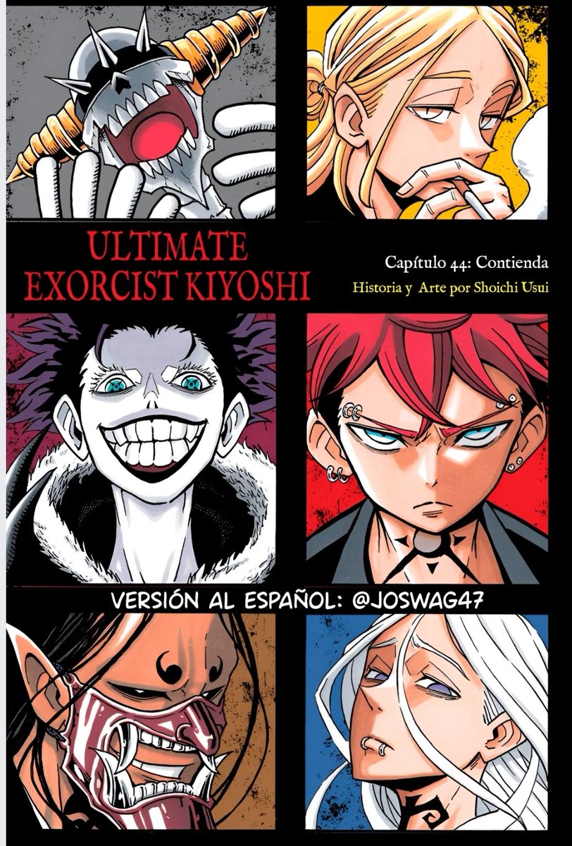 Isra_10j's tweet photo. #UltimateExorcistKiyoshi 044
Muy buena portada a color, que muestra los combates a desarrollar.
Asuta Roth está muy emocionado por enfrentar a Kiyoshi y el exorcista ahora tiene un mejor control en su energía.
Por otra parte, Hijiri pelea con todo vs el Primer Demonio Señorial! https://t.co/g8aOanNin7