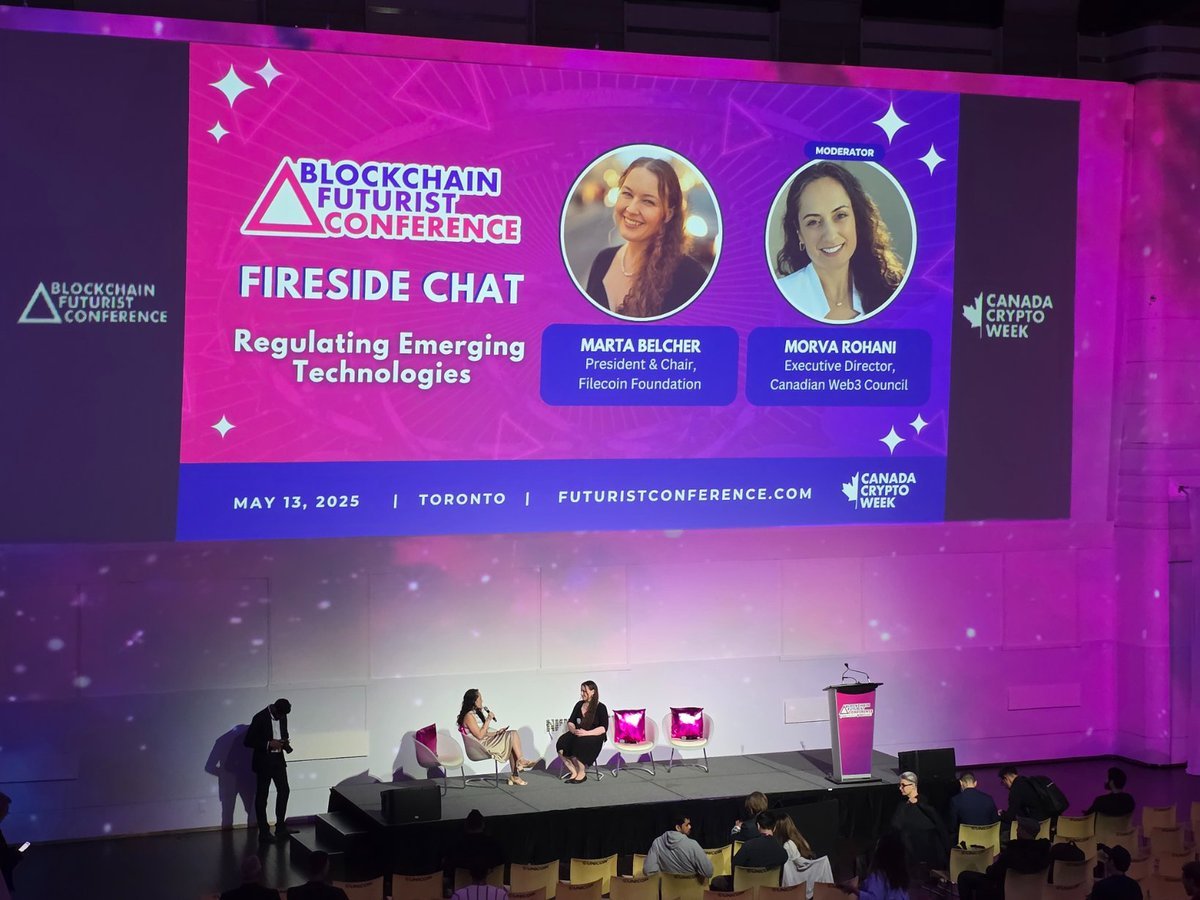 Filecoin TL;DR (@filecointldr) on Twitter photo 5/ Marta Belcher on Web3 Policy
<a href="/MartaBelcher/">Marta Belcher</a>, President of the <a href="/FilFoundation/">Filecoin Foundation</a>, called for action around Web3 legislation. In appearances on <a href="/CoinDesk/">CoinDesk</a> TV and Futurist Conference, she emphasized the need for the industry to rally behind smart regulation. 5/ Marta Belcher on Web3 Policy
<a href="/MartaBelcher/">Marta Belcher</a>, President of the <a href="/FilFoundation/">Filecoin Foundation</a>, called for action around Web3 legislation. In appearances on <a href="/CoinDesk/">CoinDesk</a> TV and Futurist Conference, she emphasized the need for the industry to rally behind smart regulation.