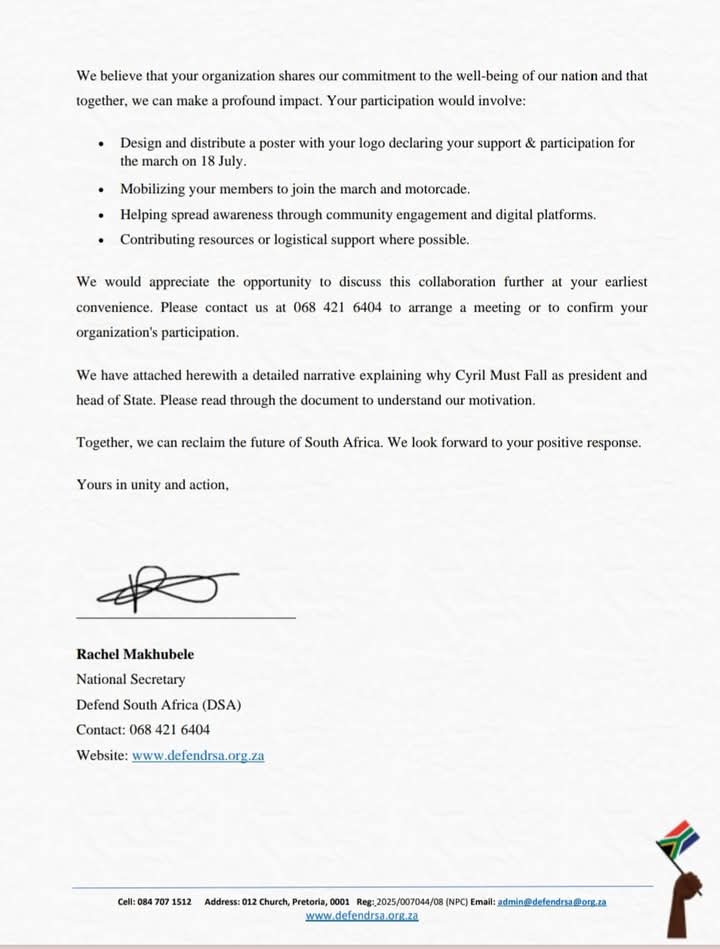 Official #MarchAndMarch Gauteng tweet media