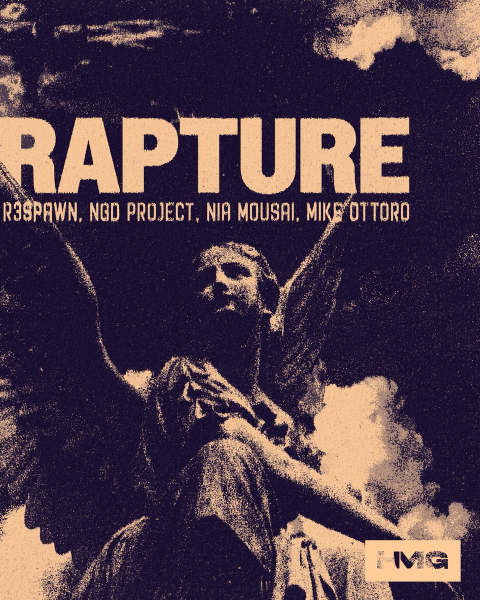NGDProject's tweet image. 🚨NEW MUSIC🚨

R3SPAWN, NGD Project, Nia Mousai, Mike Ottoro - Rapture ⚡️

Out this Friday on HMG!🔥

Pre-save ➡️: presave.io/t/rapture-with…