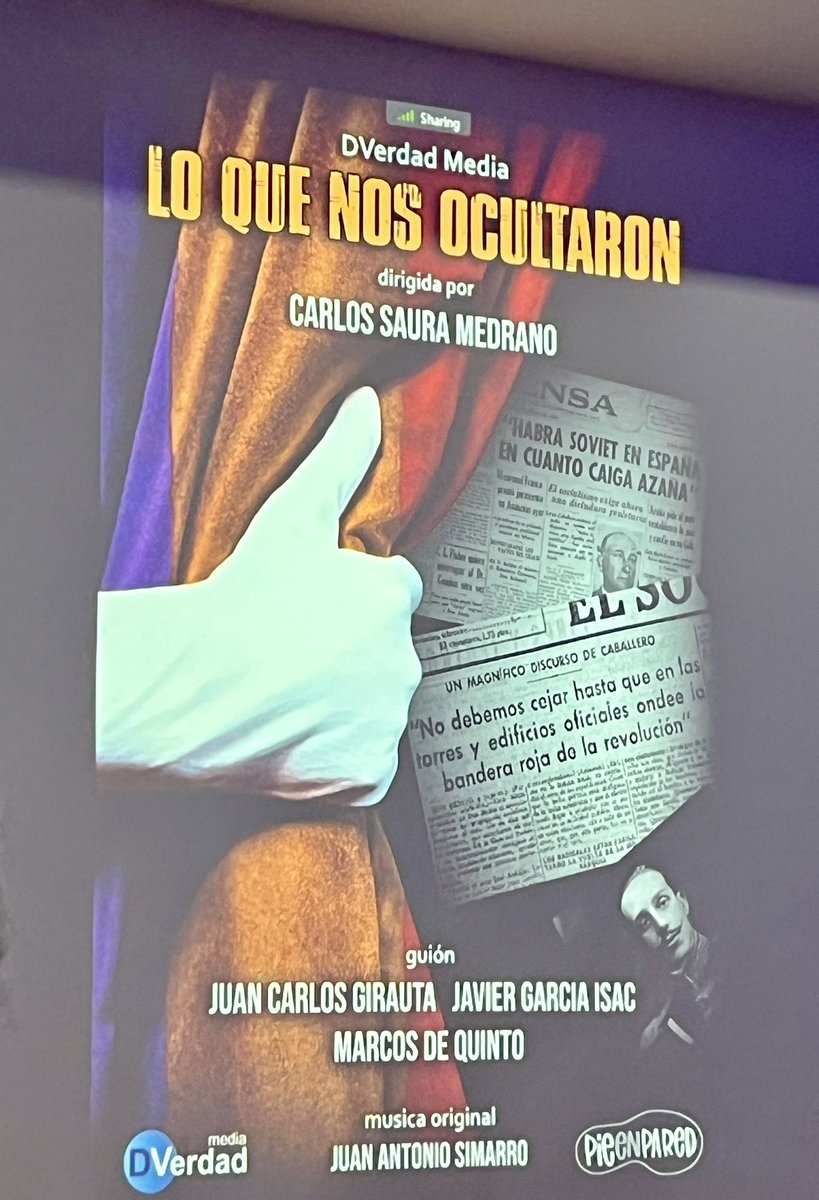 LucreciaArribas's tweet photo. Hoy con @manuelrobledo14 asistirndoa una proyección de la película #LoQueNosOcultaron en la sala Campoamor en el #CongresoDeLosDIputados, casa de los españoles
La Mesa del Congreso canceló el pase y se proyectó en la Sede de #Pieenpared
Hasta cuando la #DictaduraSanchista https://t.co/U8UyJlKFCH