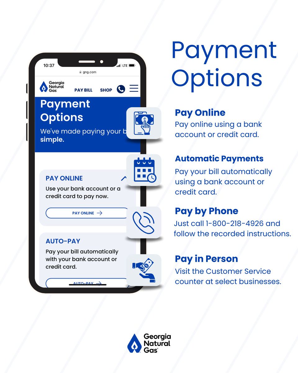 Did you know there are so many ways to pay your GNG bill on your terms?

Learn about GNG’s payment options and find one that works for you: bit.ly/4fJSjJ3