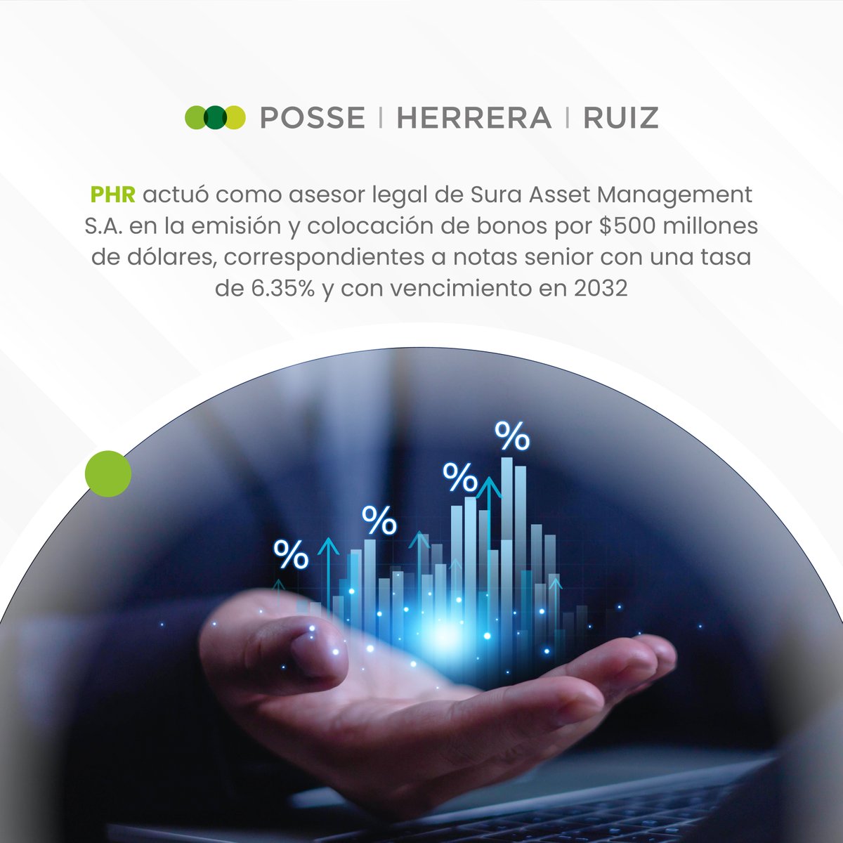 Posse Herrera Ruiz actuó como asesor legal de Sura Asset Management S.A. en una transacción estratégica de financiamiento internacional.

Una operación de alto valor que reafirma nuestro compromiso con el acompañamiento jurídico en transacciones complejas y transfronterizas.